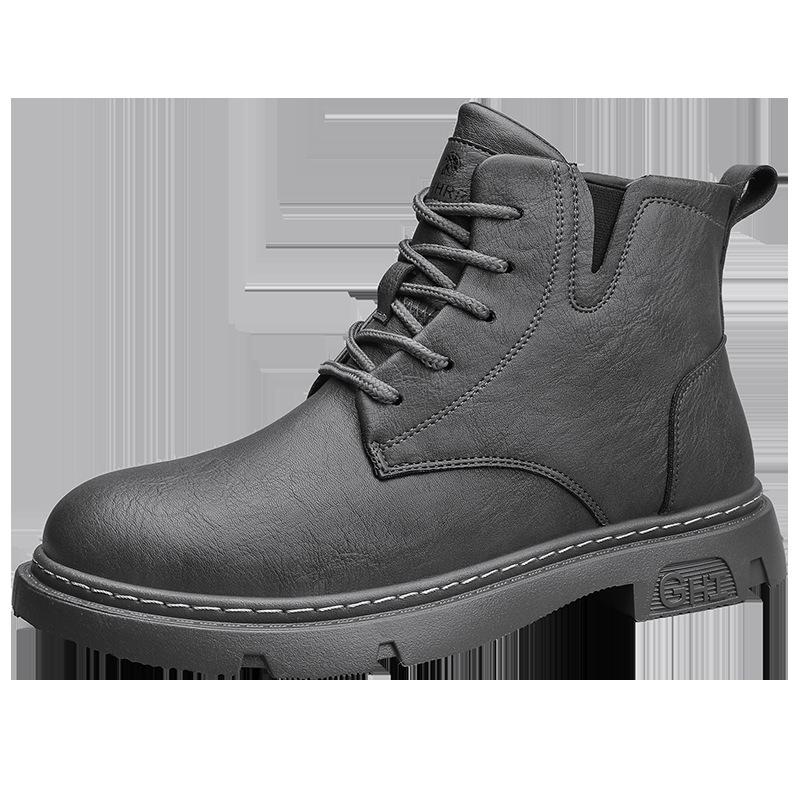 Martin boots men s spring and autumn 2025 new versatile casual black leather shoes medium top non-slip British style business tooling shoes 39 сірий колір
Martin boots men s spring and autumn 2025 new versatile casual black leather shoes medium top non-slip British style business tooling shoes 39 сірий колір