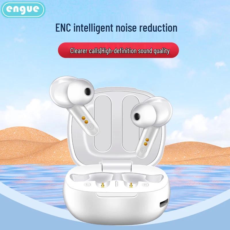 Engoo EG-AP09 Dual-Mic ENC Noise Cancelling Bluetooth Earbuds
Engoo EG-AP09 Dual-Mic ENC Noise Cancelling Bluetooth Earbuds