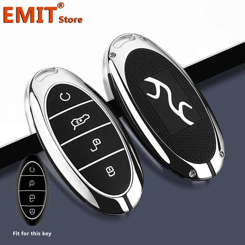 Zinc Alloy Silicon Key Fob For Byd Yangwang U8 U9 Remote Protection Case Cover Bag Shell Keychain Ring Holder Car Accessories for yangwang U8 U9
Zinc Alloy Silicon Key Fob For Byd Yangwang U8 U9 Remote Protection Case Cover Bag Shell Keychain Ring Holder Car Accessories for yangwang U8 U9