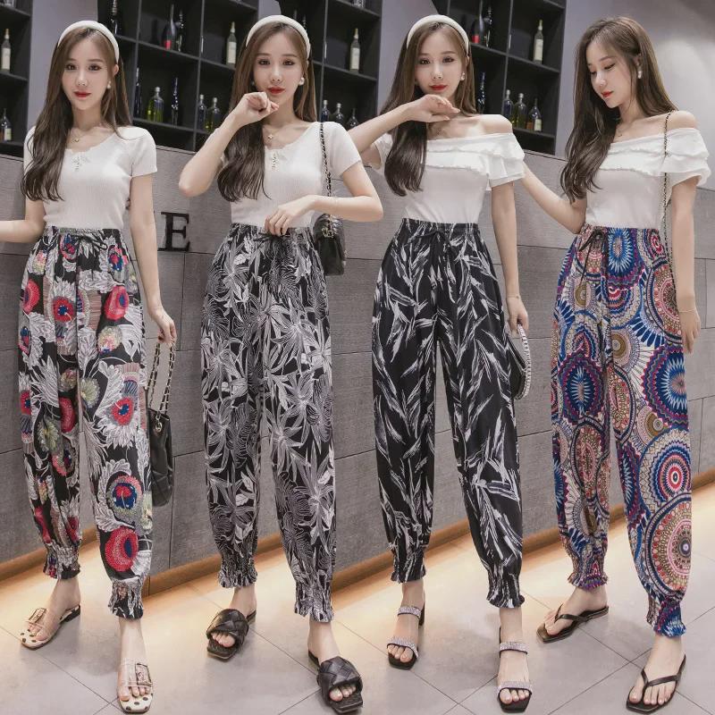 2025 Summer Ice Silk Cuffed Lantern Pants: Loose, Thin, Printed Women s Cropped Pants One Size (80-140 jin)
2025 Summer Ice Silk Cuffed Lantern Pants: Loose, Thin, Printed Women s Cropped Pants One Size (80-140 jin)