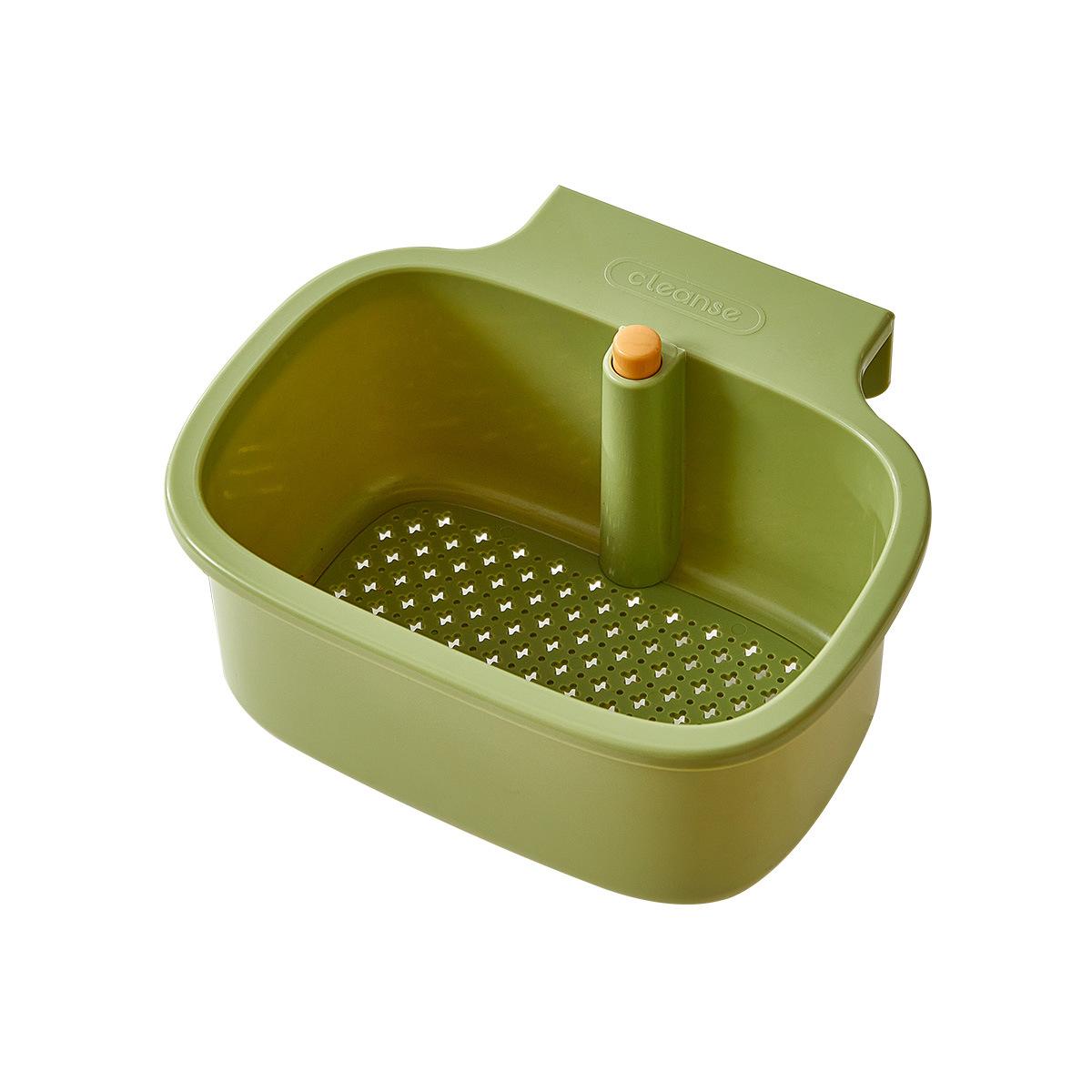 Hangable Sink Drain basket Press-type multi-functional sink hanging food residue filter separator Cleaning filter basket зелений
Hangable Sink Drain basket Press-type multi-functional sink hanging food residue filter separator Cleaning filter basket зелений