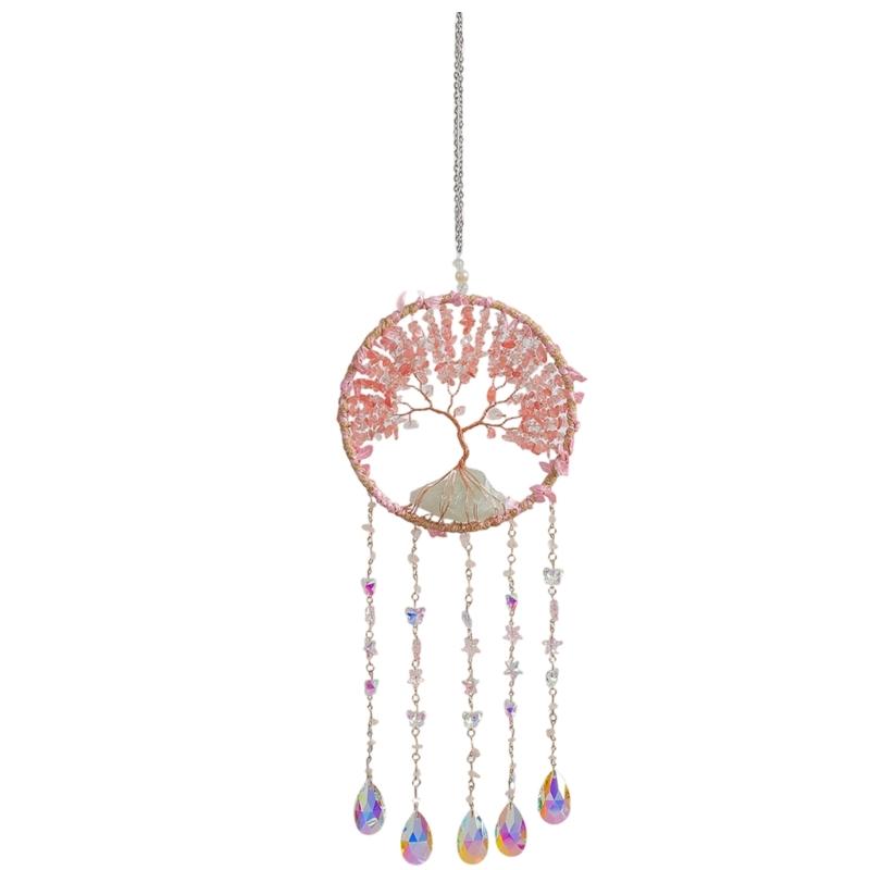 Artisanal Craft Crystal Beads Tree Dreamcatchers With Metal Wire Windchimes Spiritual Home Decoration For Bedroom
Artisanal Craft Crystal Beads Tree Dreamcatchers With Metal Wire Windchimes Spiritual Home Decoration For Bedroom