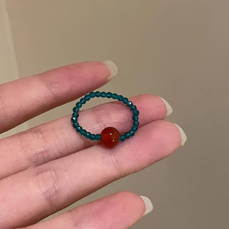 Starfish Beaded Ring - Women s Summer Fashion Ring for Index Finger - Unique Design - Elegant and Versatile Accessory Red and blue
Starfish Beaded Ring - Women s Summer Fashion Ring for Index Finger - Unique Design - Elegant and Versatile Accessory Red and blue