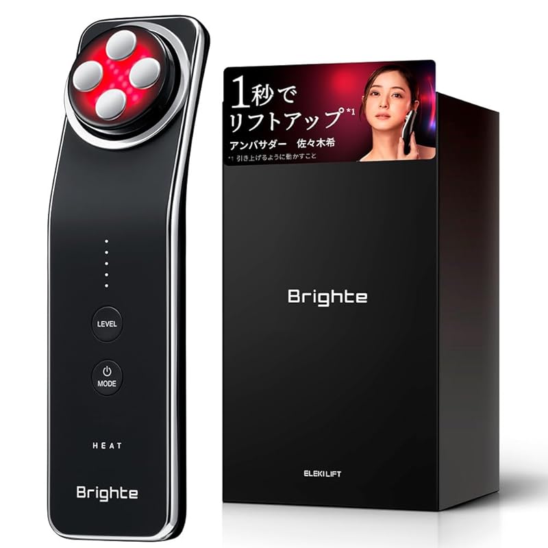Brighte ELEKI LIFT (Facial beauty device/EMS/face care/lift up/salon grade/aging care/dry fine wrinkle care/Nozomi Sasaki)
Brighte ELEKI LIFT (Facial beauty device/EMS/face care/lift up/salon grade/aging care/dry fine wrinkle care/Nozomi Sasaki)