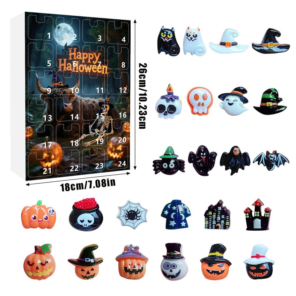 Halloween Resin Witch Spider Calendar Blind Box With 24 Cartoon Accessories For Holiday Decor 06
Halloween Resin Witch Spider Calendar Blind Box With 24 Cartoon Accessories For Holiday Decor 06