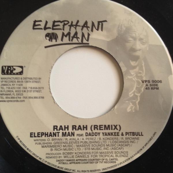7inch Record ELEPHANT MAN FEAT DADDY YANKEE & PI - Rah Rah (REMIX) VPS9006 VP Records 2005 Jamaica Reggae, Ska & Dub Used
7inch Record ELEPHANT MAN FEAT DADDY YANKEE & PI - Rah Rah (REMIX) VPS9006 VP Records 2005 Jamaica Reggae, Ska & Dub Used