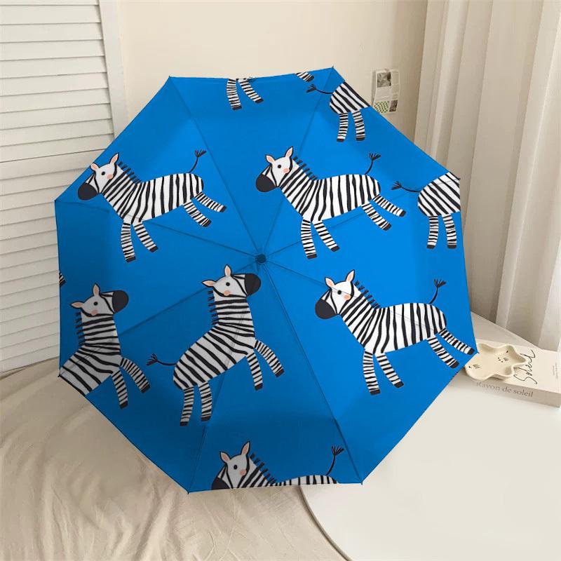 1PC zebra blue Umbrella-8-Rib Reinforced Portable Folding Travel Suitable for All Seasons Outdoor Daily Use-G311
1PC zebra blue Umbrella-8-Rib Reinforced Portable Folding Travel Suitable for All Seasons Outdoor Daily Use-G311