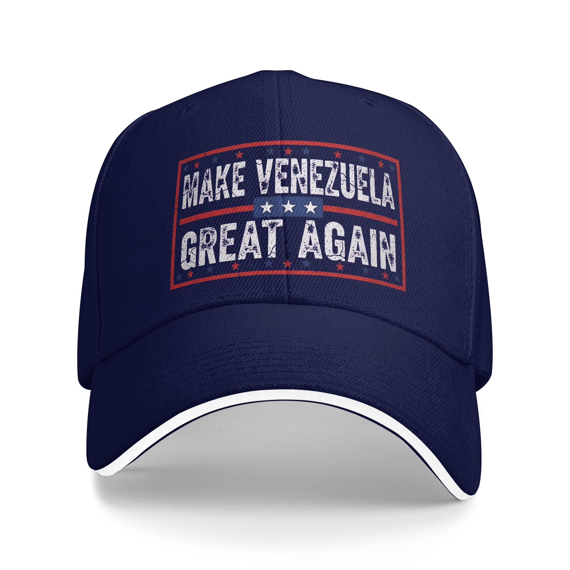 Make Venezuela Great Again Baseball Cap Tennis Skate Hot Sale Trucker Hat Couple Women Classic Print Baseball Caps One Size
Make Venezuela Great Again Baseball Cap Tennis Skate Hot Sale Trucker Hat Couple Women Classic Print Baseball Caps One Size