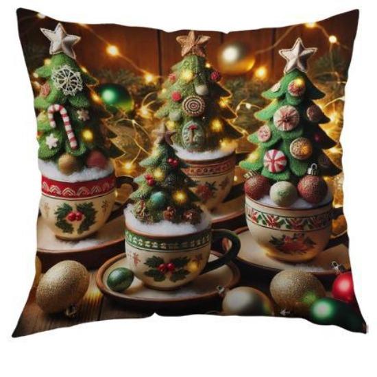Рождественская подушка Полиэстеровая наволочка Креативная домашняя наволочка для диванной подушки 45*45cm
Рождественская подушка Полиэстеровая наволочка Креативная домашняя наволочка для диванной подушки 45*45cm