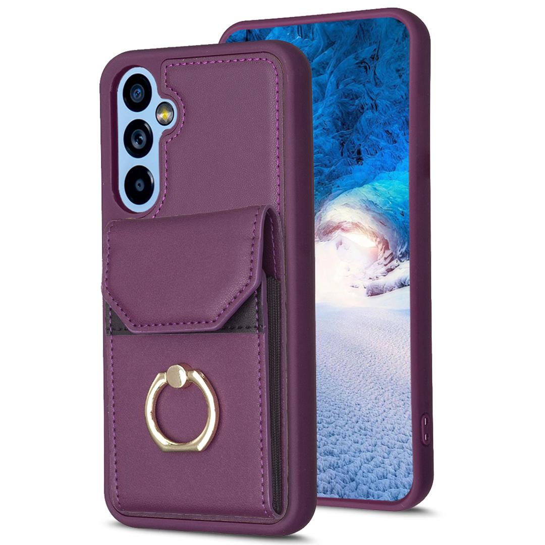 BF29 For Samsung Galaxy A34 5G Anti-Scratch PU Leather+TPU Cover Phone Case Card Holder with Ring Kickstand Dark Purple
BF29 For Samsung Galaxy A34 5G Anti-Scratch PU Leather+TPU Cover Phone Case Card Holder with Ring Kickstand Dark Purple