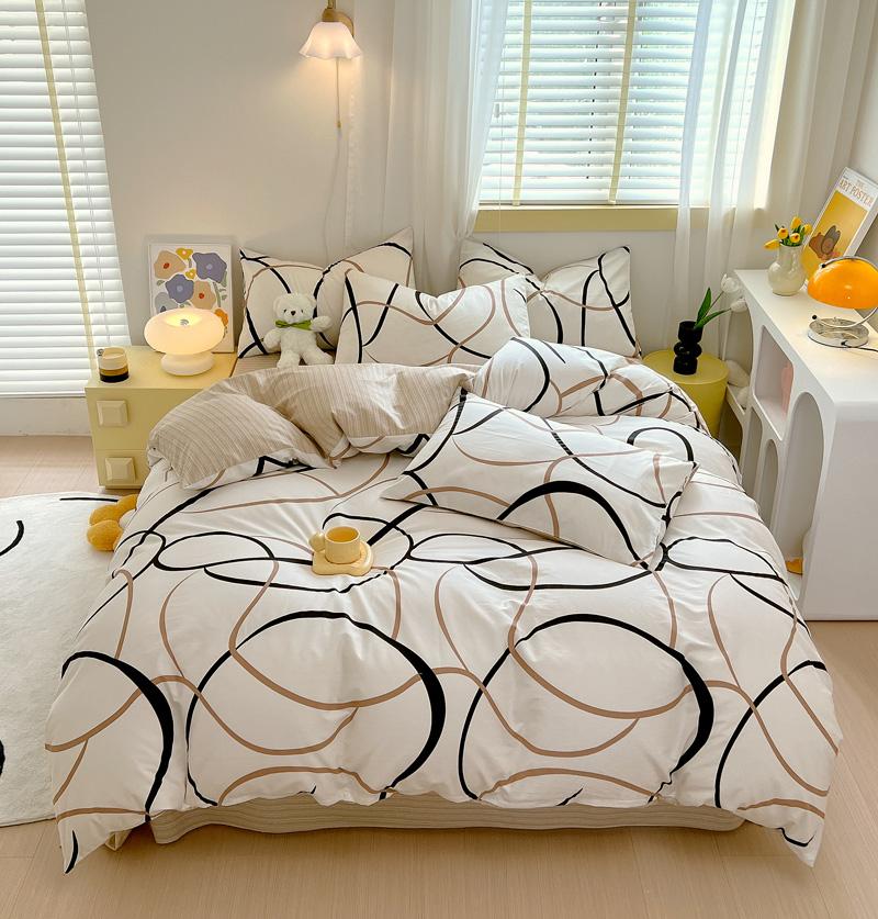 Комплект постельного белья с абстрактным узором, современный геометрический комплект постельного белья из 100% хлопка, приятный для кожи, с 2 наволочками 180x220cm Double 3Pc
Комплект постельного белья с абстрактным узором, современный геометрический комплект постельного белья из 100% хлопка, приятный для кожи, с 2 наволочками 180x220cm Double 3Pc