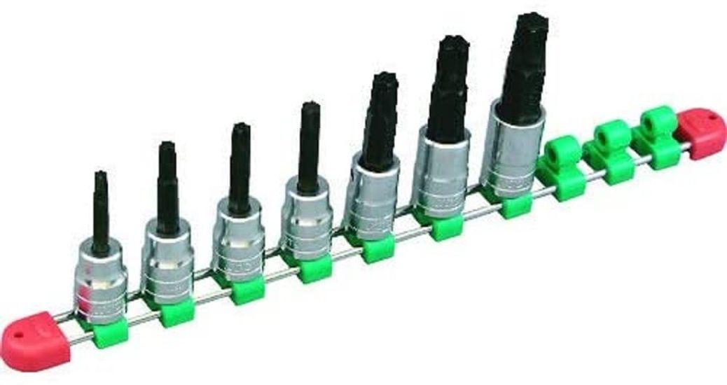 Набор торцевых головок Torx Kyoto Machinery Tools из 7 штук TBT407T (КТК) 12.7mm (1/2 дюйма) Т-образный комплект,
Набор торцевых головок Torx Kyoto Machinery Tools из 7 штук TBT407T (КТК) 12.7mm (1/2 дюйма) Т-образный комплект,