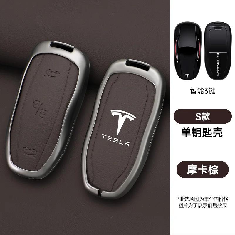 Car Sticker Tesla Zinc Alloy Leather Car Fob Smart Remote Key Case Cover Holder For Tesla Model 3 Model S Model Y Protector Keyc
Car Sticker Tesla Zinc Alloy Leather Car Fob Smart Remote Key Case Cover Holder For Tesla Model 3 Model S Model Y Protector Keyc