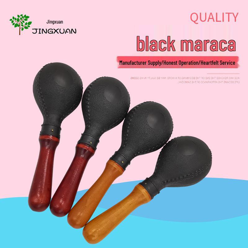 Black Sand Maraca - Orff Percussion Instrument for Early Education and Kindergarten Teaching Aid Light Yellow Handle
Black Sand Maraca - Orff Percussion Instrument for Early Education and Kindergarten Teaching Aid Light Yellow Handle