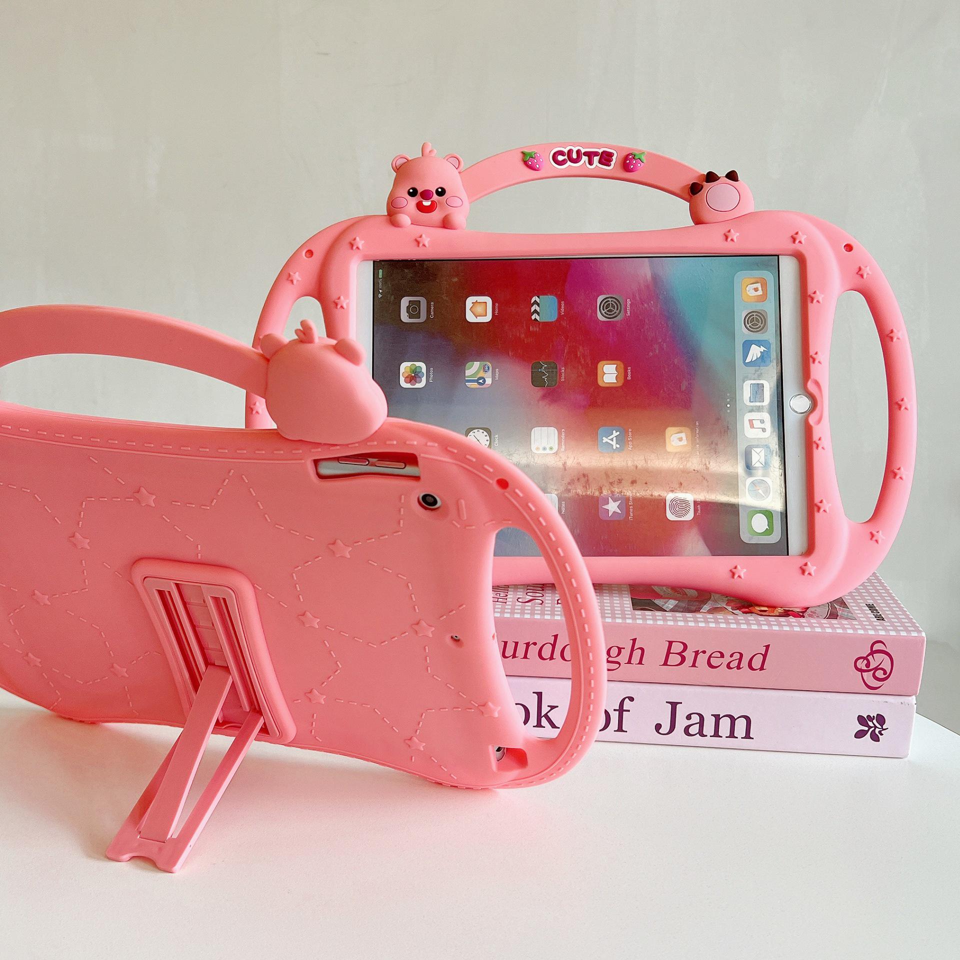 Cute Cartoon Loopy Handle Soft Silicone iPad 10/9/6/Air 5 Protective Case iPad Mini 4/5 7.9
Cute Cartoon Loopy Handle Soft Silicone iPad 10/9/6/Air 5 Protective Case iPad Mini 4/5 7.9
