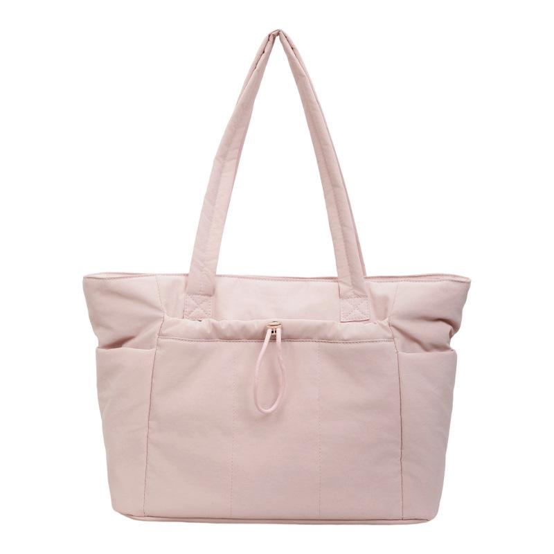 2026New simple commuter tote bag, laptop shoulder bag, large capacity, lightweight, waterproof Oxford cloth handbag for women рожевий
2026New simple commuter tote bag, laptop shoulder bag, large capacity, lightweight, waterproof Oxford cloth handbag for women рожевий