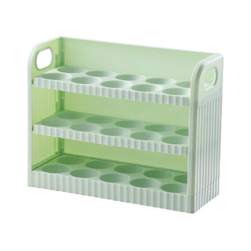 Ящик для хранения свежих яиц в холодильнике, держатель для яиц, кухонная стойка для яиц, органайзер для холодильника, полка вмещает 30 свежих яиц зелёный
Ящик для хранения свежих яиц в холодильнике, держатель для яиц, кухонная стойка для яиц, органайзер для холодильника, полка вмещает 30 свежих яиц зелёный