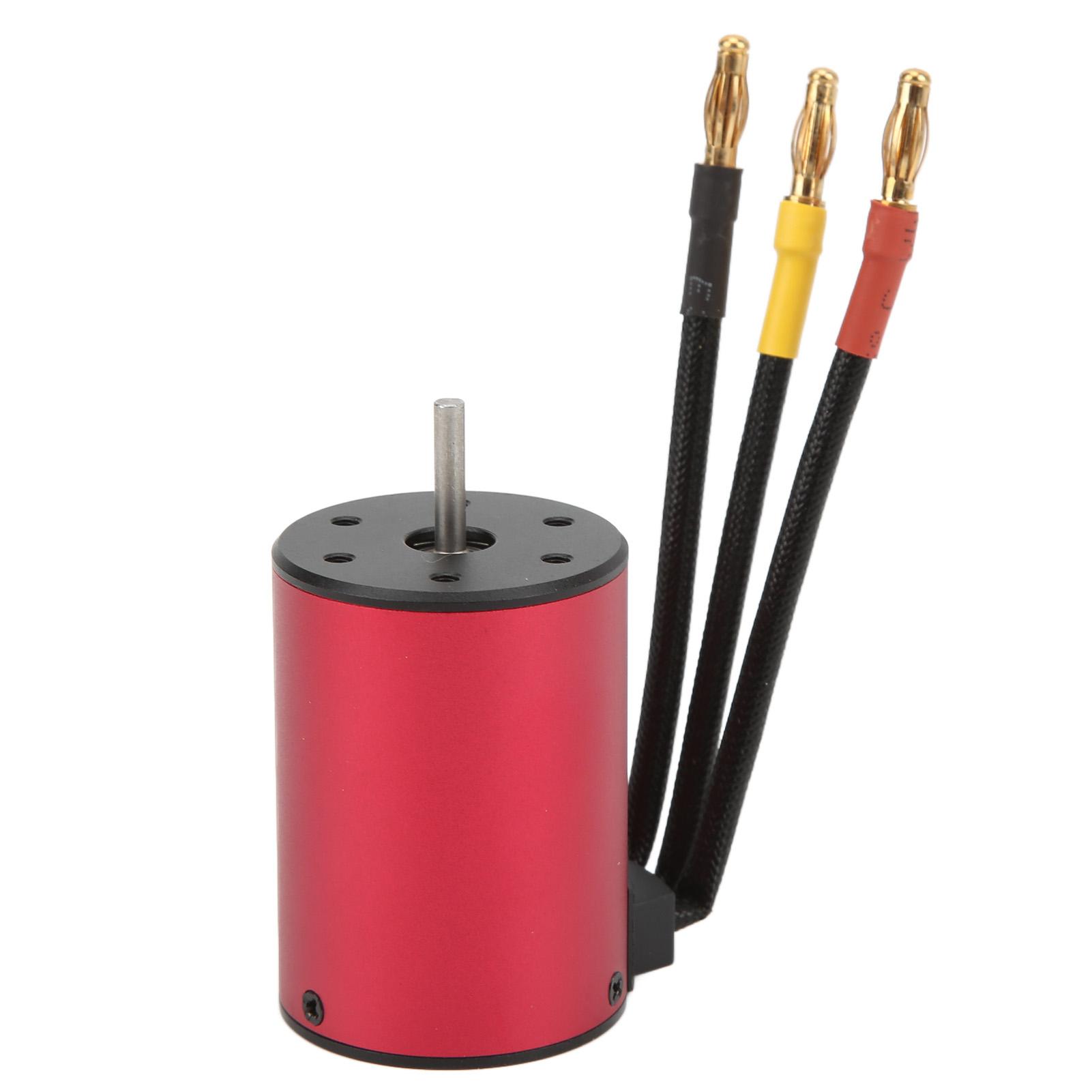 3650 2300KV Motor Waterproof 3.175mm Shaft Brushless Motor with 4mm Banana Plug for 110 RC Car
3650 2300KV Motor Waterproof 3.175mm Shaft Brushless Motor with 4mm Banana Plug for 110 RC Car