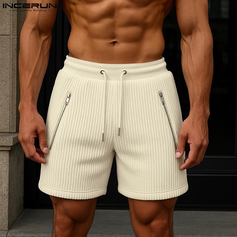 INCERUN Men Elastic Waist Drawstring Side Zipper Casual Texture Shorts Pants 5XL зелений
INCERUN Men Elastic Waist Drawstring Side Zipper Casual Texture Shorts Pants 5XL зелений