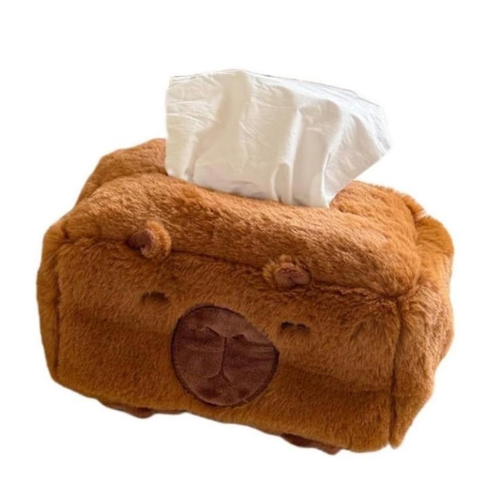 Plush Carpybra Tissue Box Rectangle Carpybra Roll Storage Holder Funny Paper Roll Holder Bathroom коричневый
Plush Carpybra Tissue Box Rectangle Carpybra Roll Storage Holder Funny Paper Roll Holder Bathroom коричневый