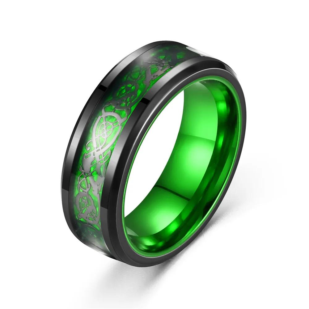 Men s 8mm Purple Stainless Steel Celtic Dragon Ring with Blue Carbon Fiber Inlay - Wedding Band Gift 13&No Engrave зелений
Men s 8mm Purple Stainless Steel Celtic Dragon Ring with Blue Carbon Fiber Inlay - Wedding Band Gift 13&No Engrave зелений
