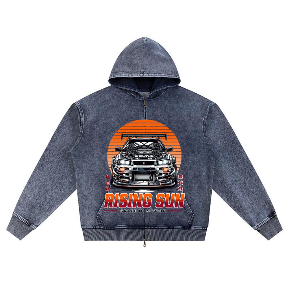 DTG print Knitted Denim Zip-Up Hoodie Rising Sun Brother Print Zipper Hoodies XL
DTG print Knitted Denim Zip-Up Hoodie Rising Sun Brother Print Zipper Hoodies XL