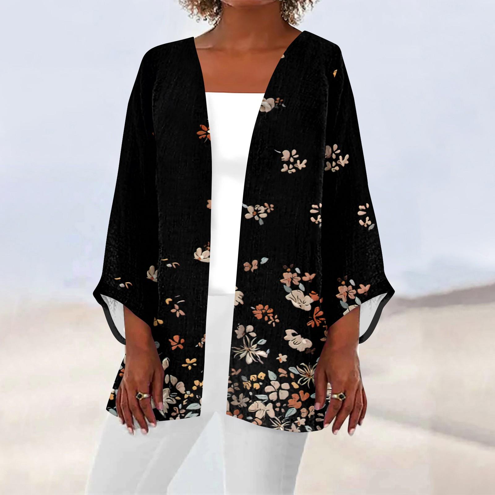 Женская повседневная модная легкая куртка средней длины с принтом в стиле ретро, кардиган L чёрный
Женская повседневная модная легкая куртка средней длины с принтом в стиле ретро, кардиган L чёрный