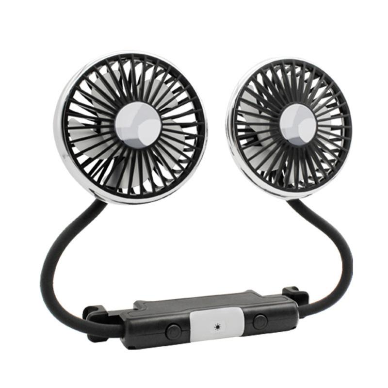 Car Fan For Backseat, USB Powered Cooling Fan With LED Light, 3 Speeds And 360 Degree Rotatable Dual
Car Fan For Backseat, USB Powered Cooling Fan With LED Light, 3 Speeds And 360 Degree Rotatable Dual