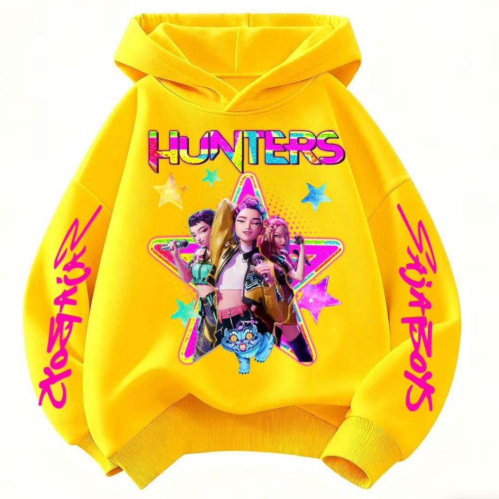 KPop Demon Hunters Huntrix Kids Hoodies – Unisex long-sleeved sweatshirt jackets, blending anime cool with daily comfort . 100
KPop Demon Hunters Huntrix Kids Hoodies – Unisex long-sleeved sweatshirt jackets, blending anime cool with daily comfort . 100