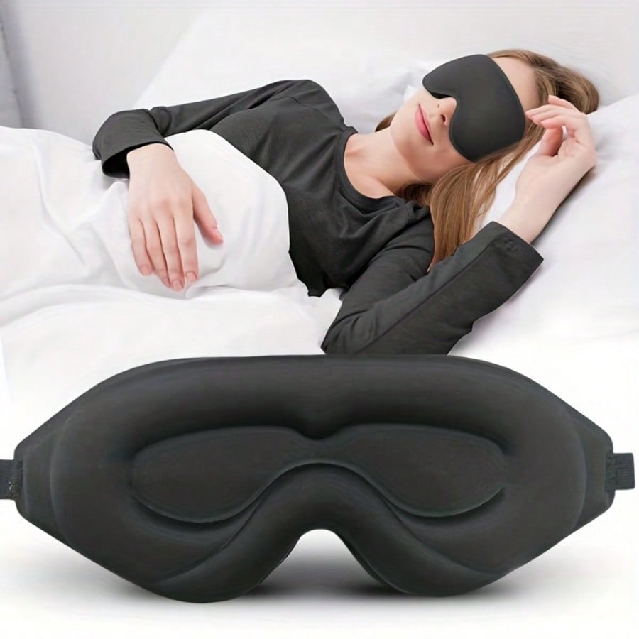 1 упаковка 3D контурная маска для сна, 100% светонепроницаемая, регулируемый ремешок, мягкая, дышащая, для спящих на боку, для путешествий/ночных смен/глубокого сна
1 упаковка 3D контурная маска для сна, 100% светонепроницаемая, регулируемый ремешок, мягкая, дышащая, для спящих на боку, для путешествий/ночных смен/глубокого сна