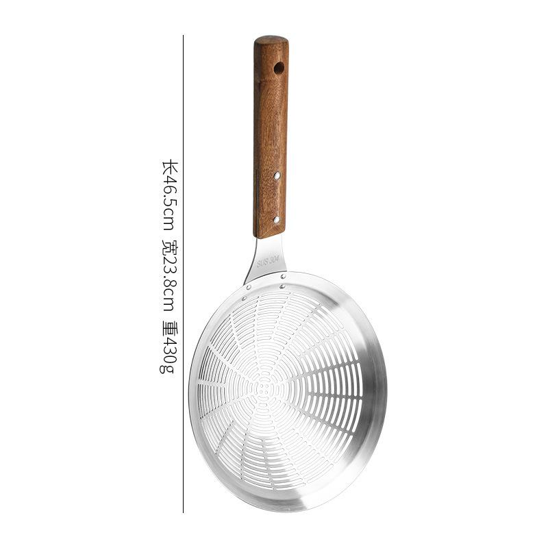 304 Stainless Steel Kitchen Large Colander Wooden Handle Strainer French Fries Filter Scoop Noodle Dumplings Sieve Skimmer
304 Stainless Steel Kitchen Large Colander Wooden Handle Strainer French Fries Filter Scoop Noodle Dumplings Sieve Skimmer