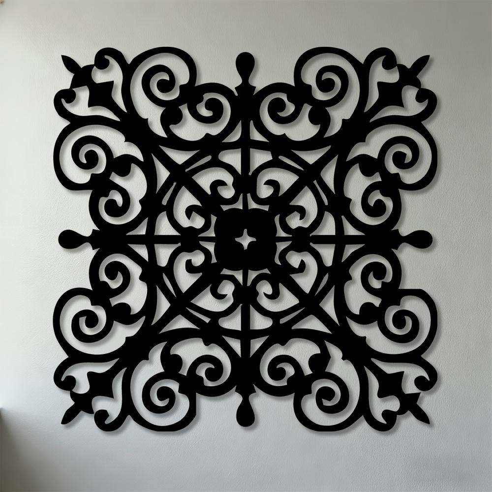 Elegant 2D Flat Ornate Filigree Metal Wall Sculpture, Intricate Lattice Pattern Iron Wall Mounted Art Decor for Living Room Bedroom Entryway 25cm-9.84inch чёрный
Elegant 2D Flat Ornate Filigree Metal Wall Sculpture, Intricate Lattice Pattern Iron Wall Mounted Art Decor for Living Room Bedroom Entryway 25cm-9.84inch чёрный
