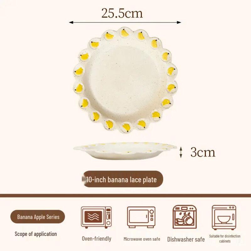 Ru Han Creative Banana Ceramic Soup Plate
Ru Han Creative Banana Ceramic Soup Plate