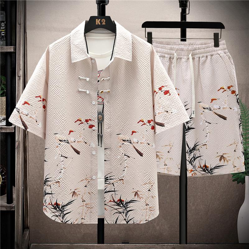 Shirts + Shorts Summer Sportswear Men s Casual Sets Male Shorts and Shirts Men Full Size M-4XL 4XL бежевий
Shirts + Shorts Summer Sportswear Men s Casual Sets Male Shorts and Shirts Men Full Size M-4XL 4XL бежевий
