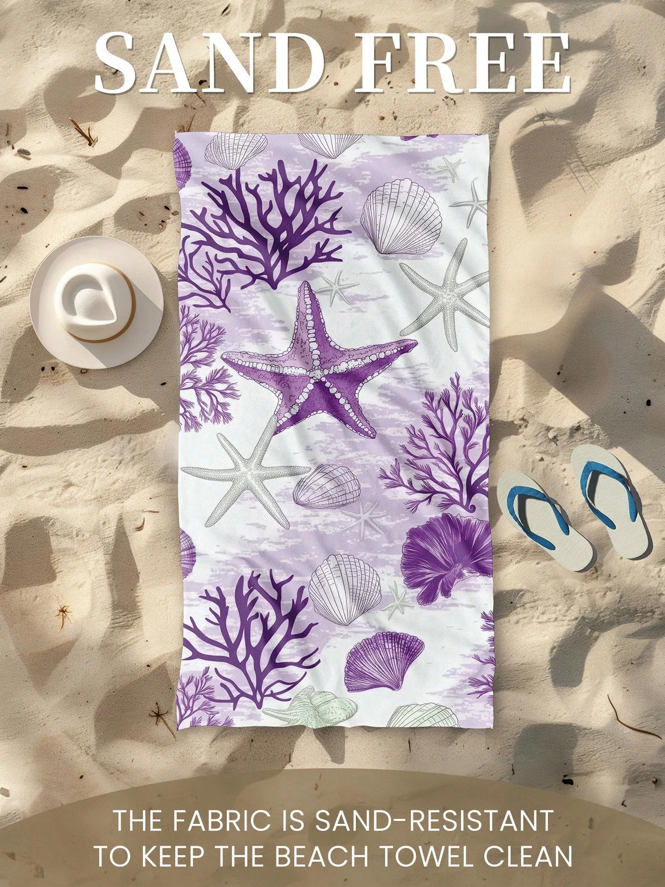 Lavender Coast starfish beach towel-ultra-fine fiber,quick drying, sand proof, machine washable, suitable for beach,yoga,camping W30*H60(CM)
Lavender Coast starfish beach towel-ultra-fine fiber,quick drying, sand proof, machine washable, suitable for beach,yoga,camping W30*H60(CM)