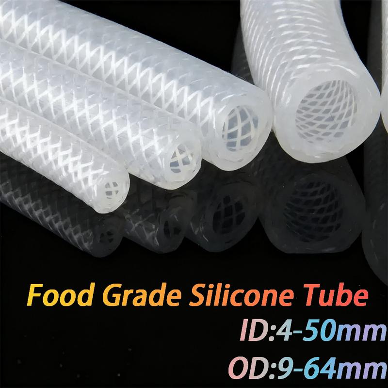 1 Meter ID 4-50mm Food Grade Silicone Tube High Pressure Steam Silicone Braided Tube Heat Resistant Braided Fiber Hose OD 9-64mm ID 6 x OD 10mm
1 Meter ID 4-50mm Food Grade Silicone Tube High Pressure Steam Silicone Braided Tube Heat Resistant Braided Fiber Hose OD 9-64mm ID 6 x OD 10mm