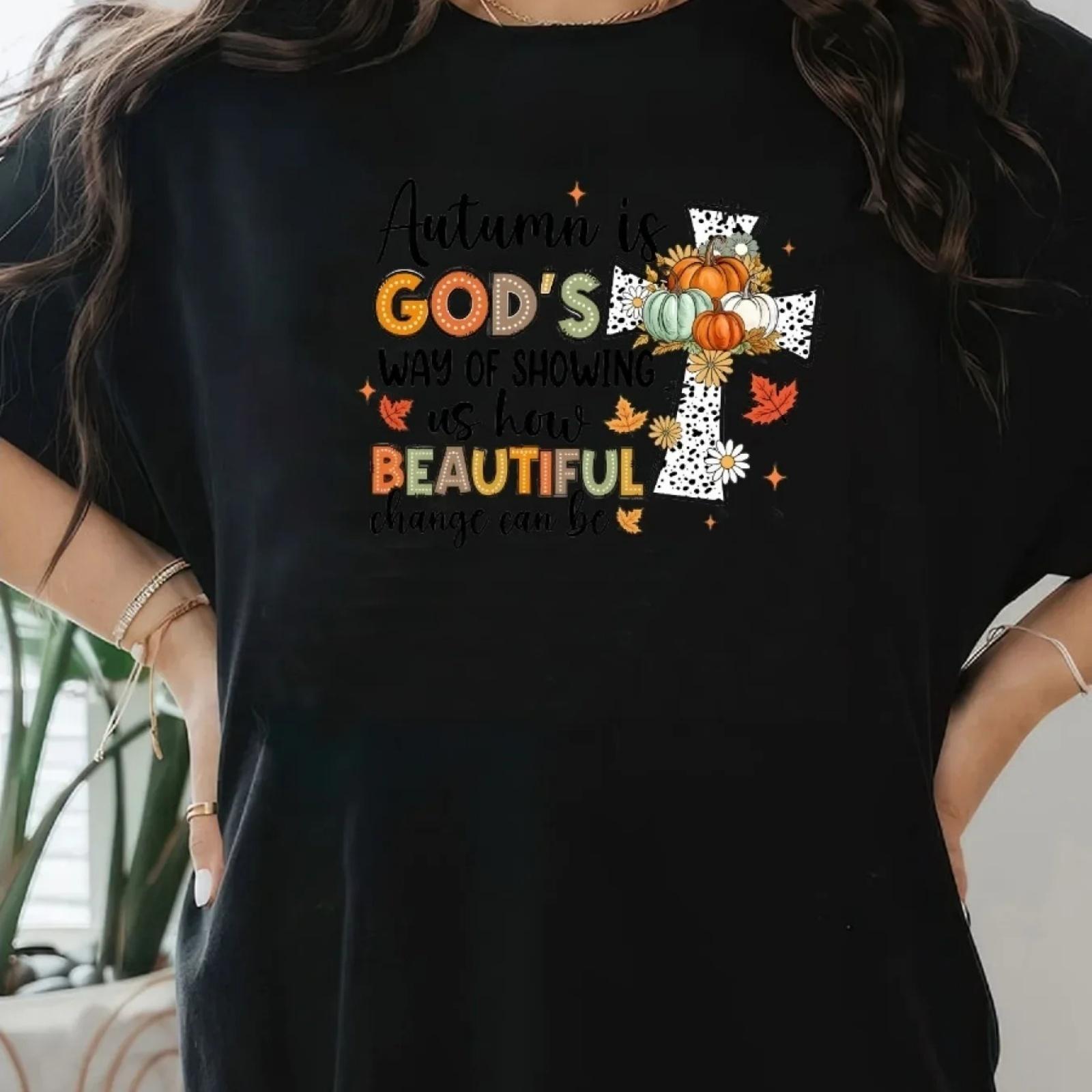 Christian Fall Fall Cross Religious Jesus Woman s Summer Short Sleeve T-Shirt with Front Print - Comfortable Breathable Fabric XXXXXL різнокольоровий
Christian Fall Fall Cross Religious Jesus Woman s Summer Short Sleeve T-Shirt with Front Print - Comfortable Breathable Fabric XXXXXL різнокольоровий