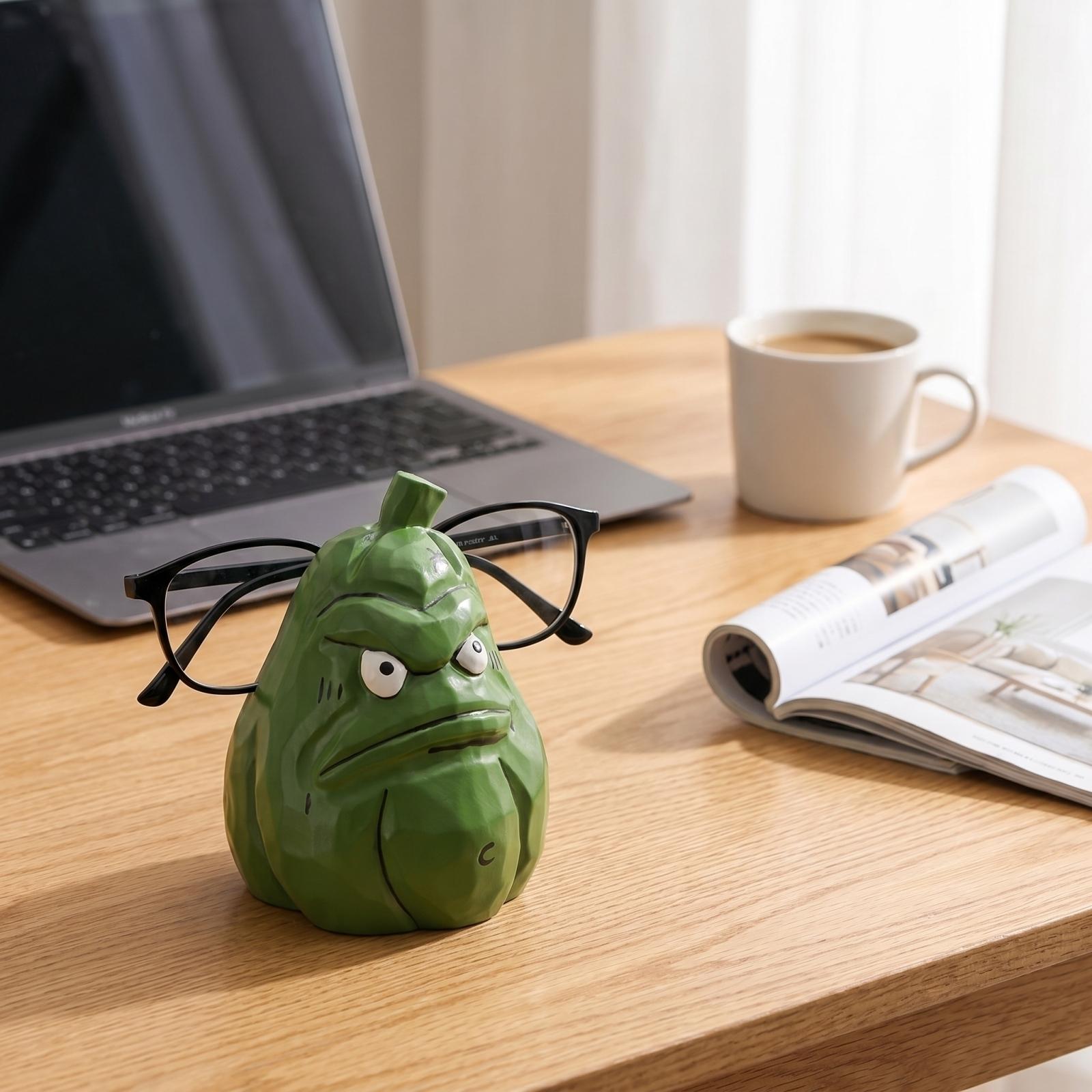 Creative Home Decor Figurine Quirky Squash Shaped Eyeglasses Holder Desktop Ornament for Office Living Room Shelf Display one size зелёный
Creative Home Decor Figurine Quirky Squash Shaped Eyeglasses Holder Desktop Ornament for Office Living Room Shelf Display one size зелёный
