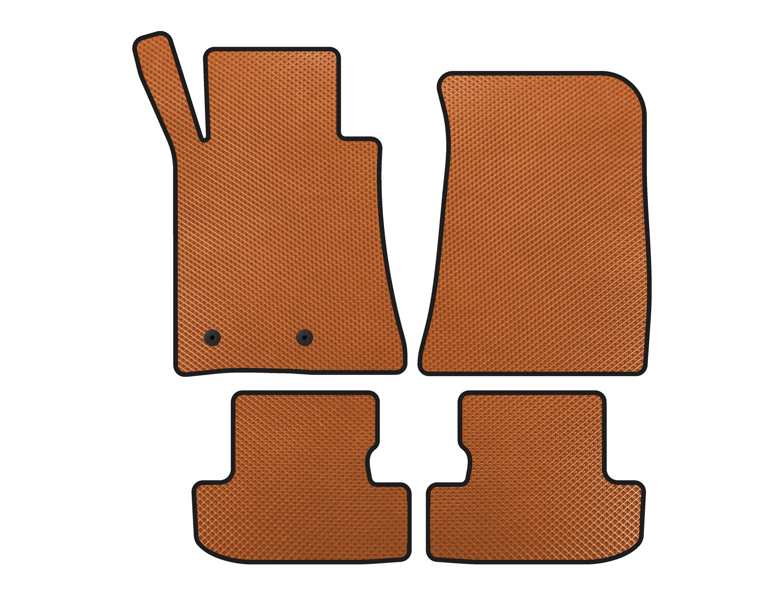 EVA mats (Coupe, Orange) for Ford Mustang 2015-2023 
EVA mats (Coupe, Orange) for Ford Mustang 2015-2023
