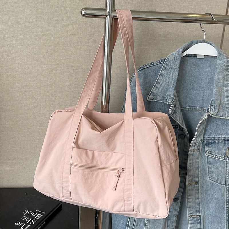 Portable Nylon Women s Simple Shoulder Bags Large Capacity Solid Color Female Tote Luggage Bags Travel Commute Cloth Handbags
Portable Nylon Women s Simple Shoulder Bags Large Capacity Solid Color Female Tote Luggage Bags Travel Commute Cloth Handbags