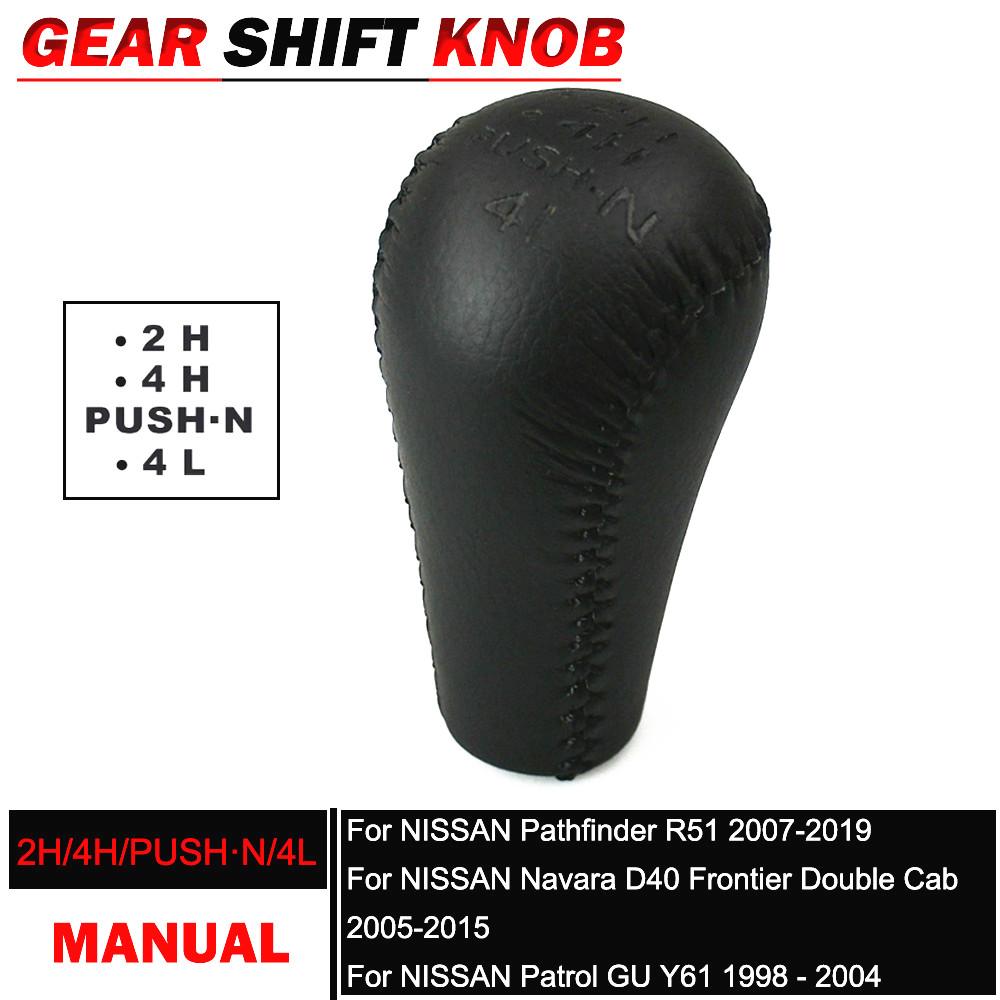 5 Speed Manual Transmission+Transfer Gear Shift Knob For Nissan Patrol GU Y61 1998 1999 2000 2001 2002 2003 2004 2H 4H PUSH N 4L
5 Speed Manual Transmission+Transfer Gear Shift Knob For Nissan Patrol GU Y61 1998 1999 2000 2001 2002 2003 2004 2H 4H PUSH N 4L