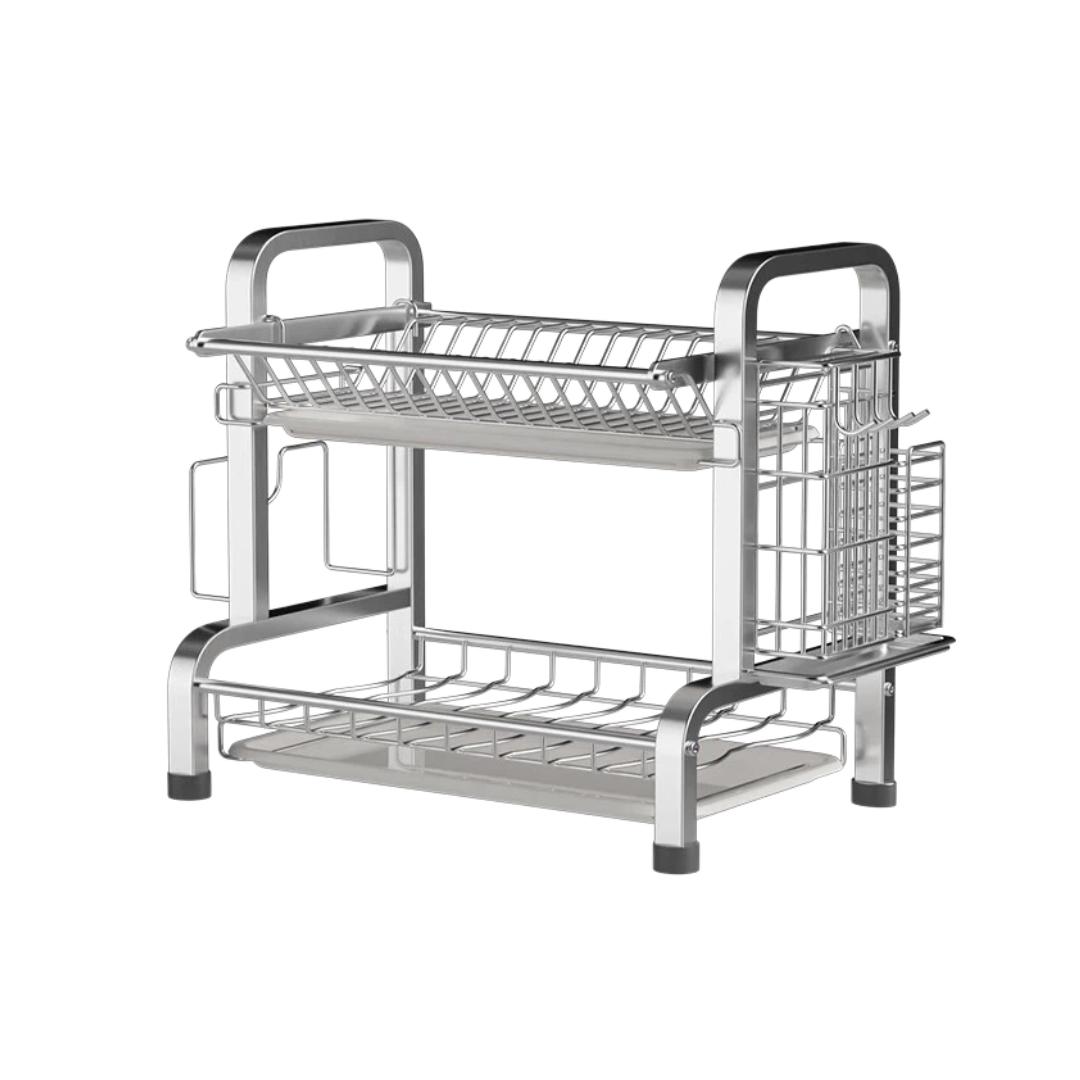 Jingdong Jingzao Dish Rack, Draining Rack, Plate Holder, Stainless Steel, Double-Layer сірий
Jingdong Jingzao Dish Rack, Draining Rack, Plate Holder, Stainless Steel, Double-Layer сірий