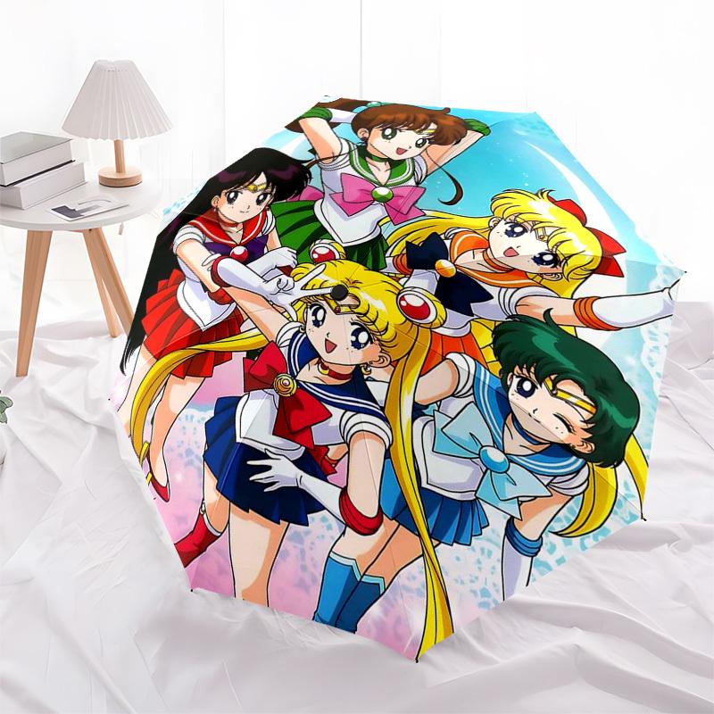 1pc Sailor Moon Umbrella Automatic Opening Closing, Portable 3-Fold Design, 8-Bone Iron Frame, Outdoor Umbrella, Ideal Gift for Fans, Travelers, Daily
1pc Sailor Moon Umbrella Automatic Opening Closing, Portable 3-Fold Design, 8-Bone Iron Frame, Outdoor Umbrella, Ideal Gift for Fans, Travelers, Daily