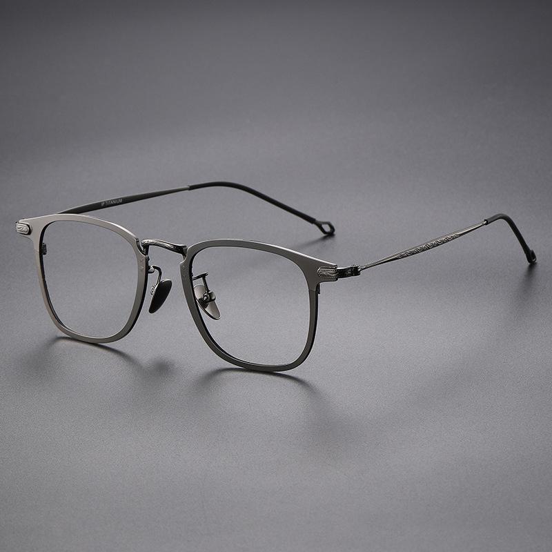 Ultralight Pure Titanium Square Glasses Men and Women Large Eyewear Fashion Retro Big Frame Temple Carving Edge Hollow Spectacle темно-сірий
Ultralight Pure Titanium Square Glasses Men and Women Large Eyewear Fashion Retro Big Frame Temple Carving Edge Hollow Spectacle темно-сірий