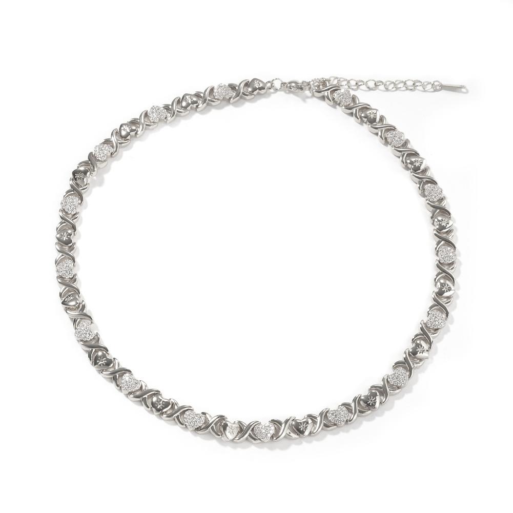 THE BLING KING Iced Heart XO Link Polished Chain Micro Paved Cubic Zirconia Luxury Female Gift HipHop Jewelry 6inch bracelet серебряный
THE BLING KING Iced Heart XO Link Polished Chain Micro Paved Cubic Zirconia Luxury Female Gift HipHop Jewelry 6inch bracelet серебряный