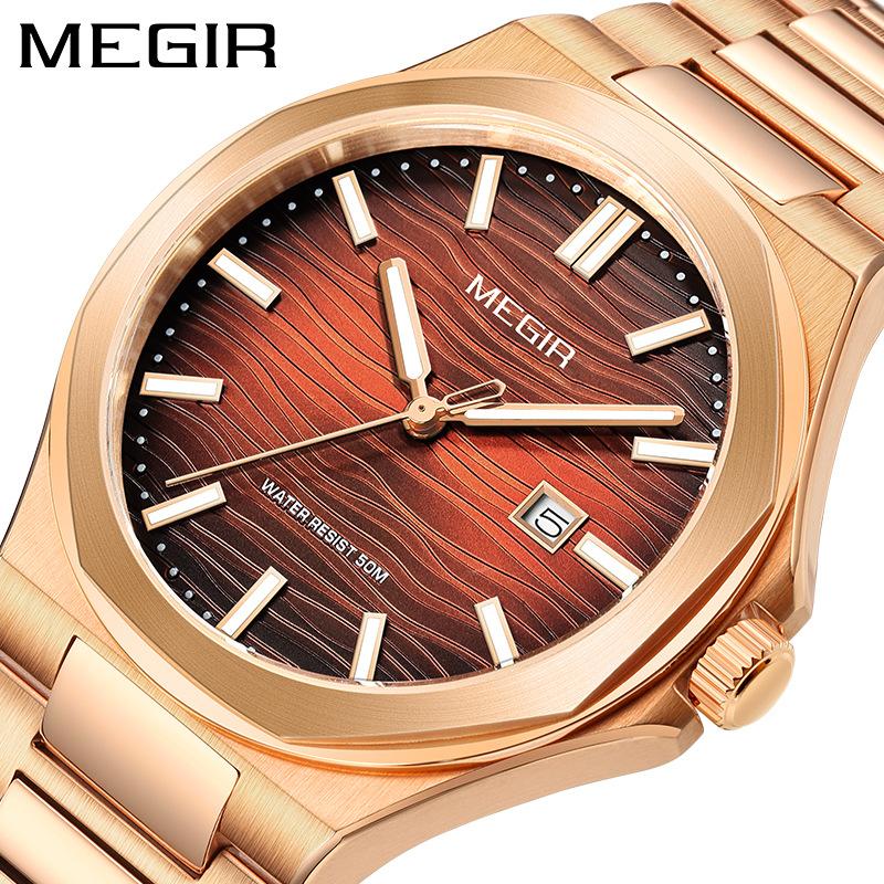 Miguel Megir Steel Watch High Grade 316 Мужские часы с календарем Glow Деловые часы для отдыха Мужские 8409
Miguel Megir Steel Watch High Grade 316 Мужские часы с календарем Glow Деловые часы для отдыха Мужские 8409
