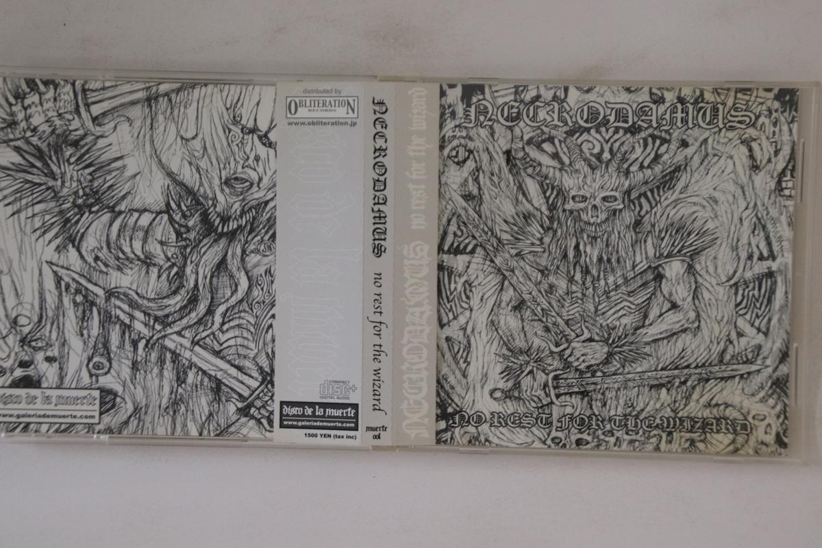 CD NECRODAMUS - No Rest For The Wizard MUERTE001 DISCO DE LA MUE 2009 Japan Obi Rock Used
CD NECRODAMUS - No Rest For The Wizard MUERTE001 DISCO DE LA MUE 2009 Japan Obi Rock Used