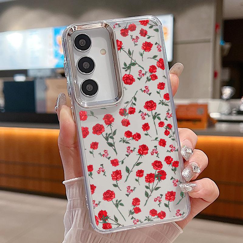 Watercolor Flowers Print Case For Samsung S26 S25 Ultra S24 FE S23 Plus S22 S21 A15 A16 A17 A35 A36 A37 A54 A55 A56 A57 5G Plating Lens Soft Cover Samsung S24 Ultra
Watercolor Flowers Print Case For Samsung S26 S25 Ultra S24 FE S23 Plus S22 S21 A15 A16 A17 A35 A36 A37 A54 A55 A56 A57 5G Plating Lens Soft Cover Samsung S24 Ultra