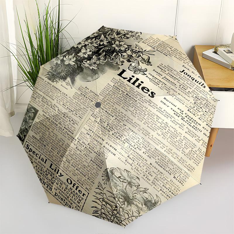 Lilies, bulbs Themed Automatic Opening and Closing Umbrella, Brightly Colored 8-rib Portable Umbrella, Suitable for Men and Women, A Perfect
Lilies, bulbs Themed Automatic Opening and Closing Umbrella, Brightly Colored 8-rib Portable Umbrella, Suitable for Men and Women, A Perfect