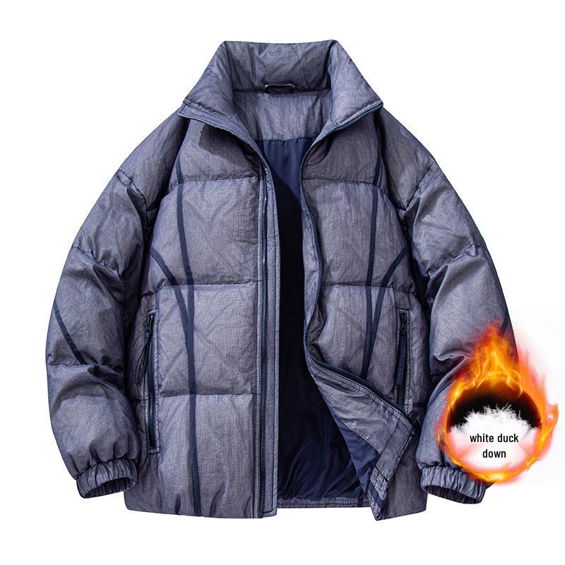 2025 Men s Winter Stand Collar Zipper Casual Down Jacket XXXL темно-синього кольору
2025 Men s Winter Stand Collar Zipper Casual Down Jacket XXXL темно-синього кольору